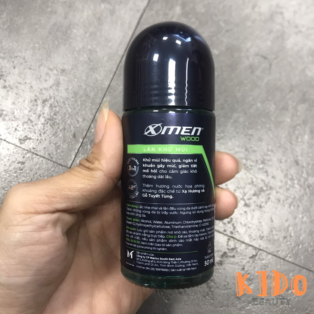 Xịt khử mùi hương nước hoa X-Men Fire Active | Sport Wood 150ml - Lăn nách nam XMen 50ml