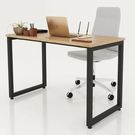 Bàn làm việc, bàn học thông minh tinh tế dùng cho văn phòng, nhà ở, bàn ăn, Chân U lớn sắt hộp 20x40 CHẮC. BLV03