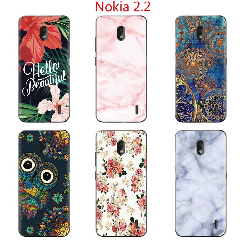 Ốp lưng TPU mềm in họa tiết dễ thương dành cho Nokia 2.2