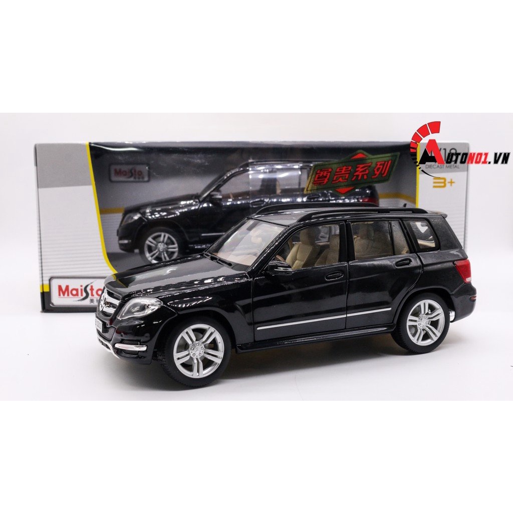 MÔ HÌNH XE MERCEDES-BENZ GLK - CLASS BLACK 1:18 MAISTO 7813