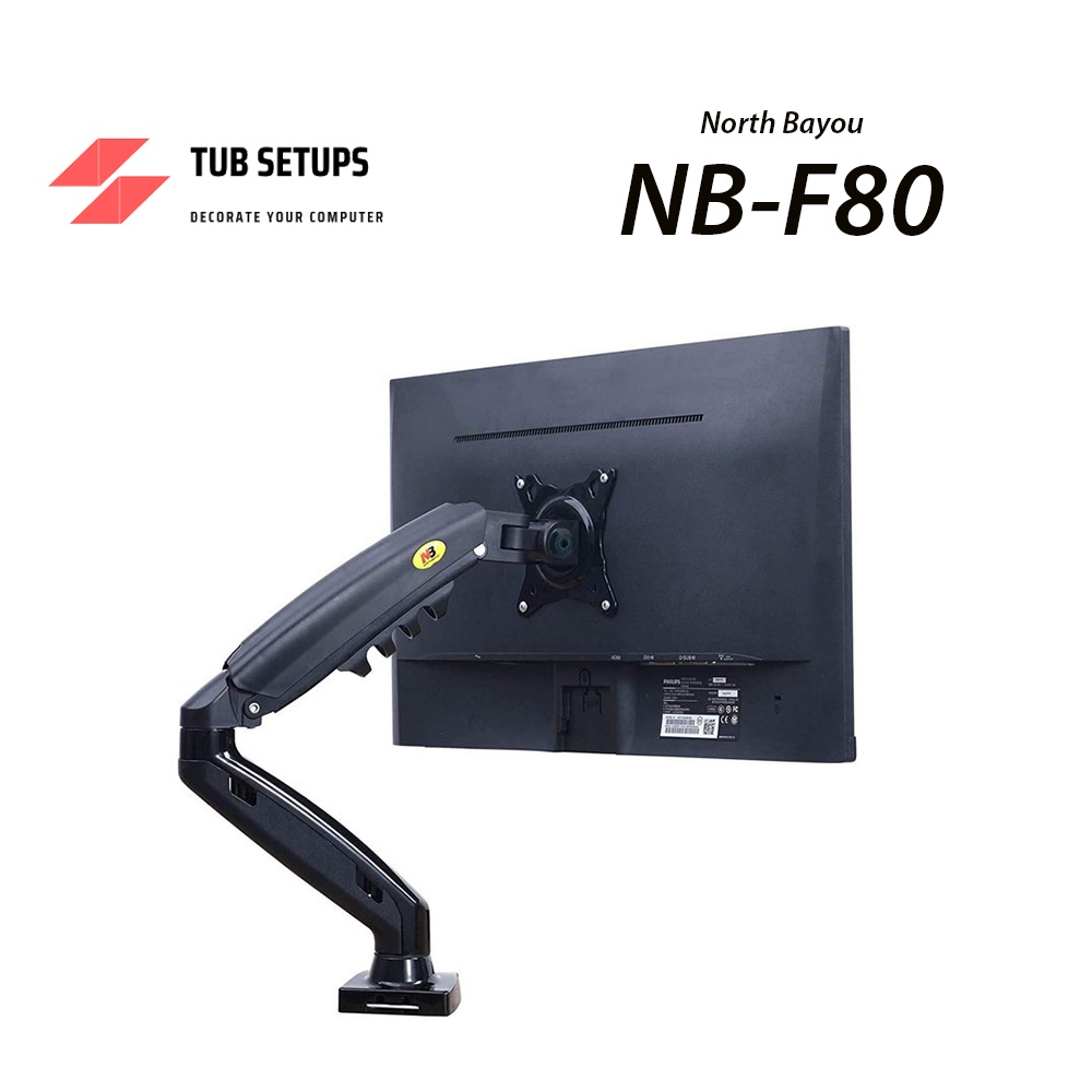 GIÁ TREO MÀN HÌNH MÁY TÍNH NB F80 (17-30inch) Monitor Arm