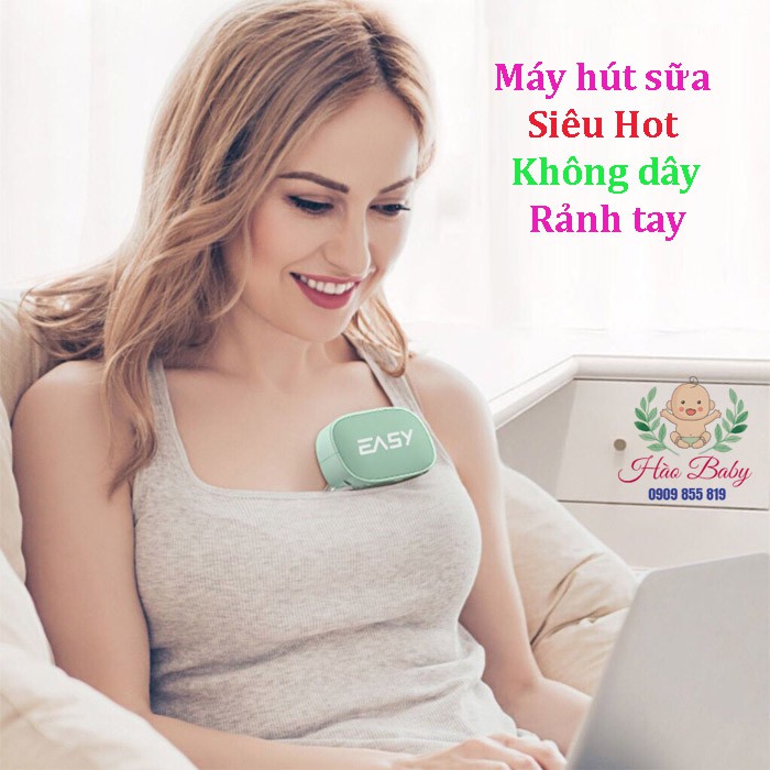 Máy Hút Sữa Không Dây Rảnh Tay Easy S9 Dùng Pin Sạc Tiện Lợi Cho Mẹ Hút Sữa Mọi Lúc Mọi Nơi