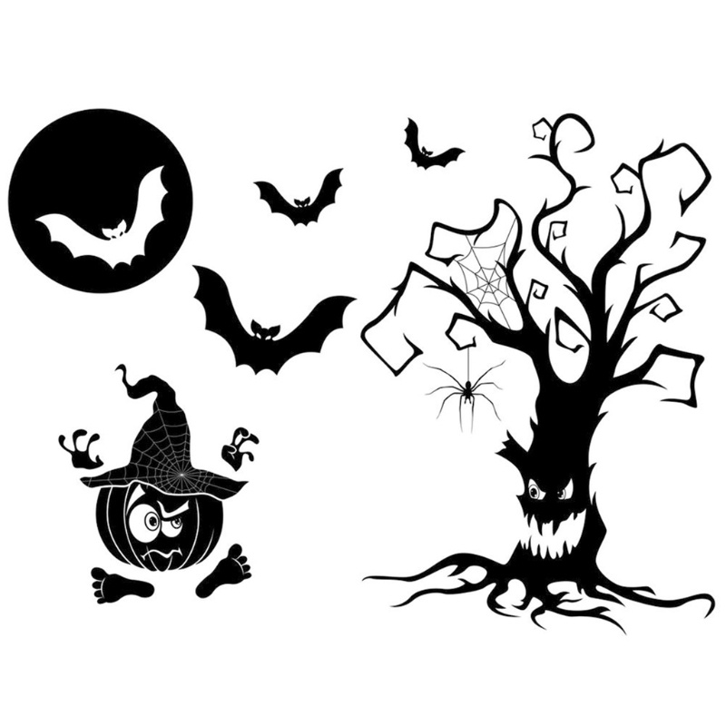 Khuôn Cắt Thẻ Trang Trí Sổ Lưu Niệm Hình Cây halloween Bằng Kim Loại diy