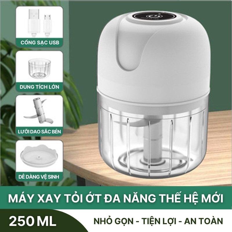 Máy xay tỏi ớt mini loại tốt, máy xay hạt khô,xay sinh tố, xay thịt,rau củ quả các loại