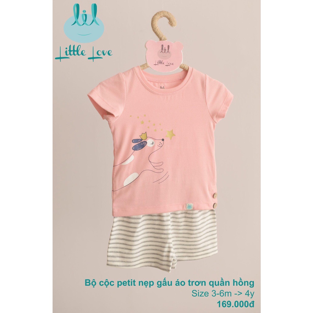 Bộ cộc tay kẻ Little love22