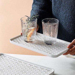 Khay trà, khay nhựa úp ly cốc, ấm chén