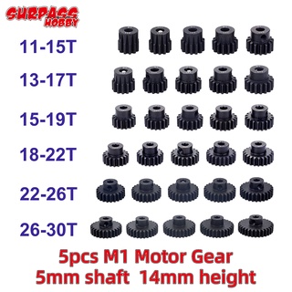 Bánh răng kim loại M1 5mm 11t 12t 13t 15t 17t 19t 20t 21t 23t 25t 27t 29t 30t cho xe hơi / xe tải Rc 1/ 8