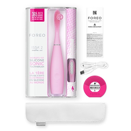 Bàn chải điện cho răng nhạy cảm Foreo Issa 2 sensitive set