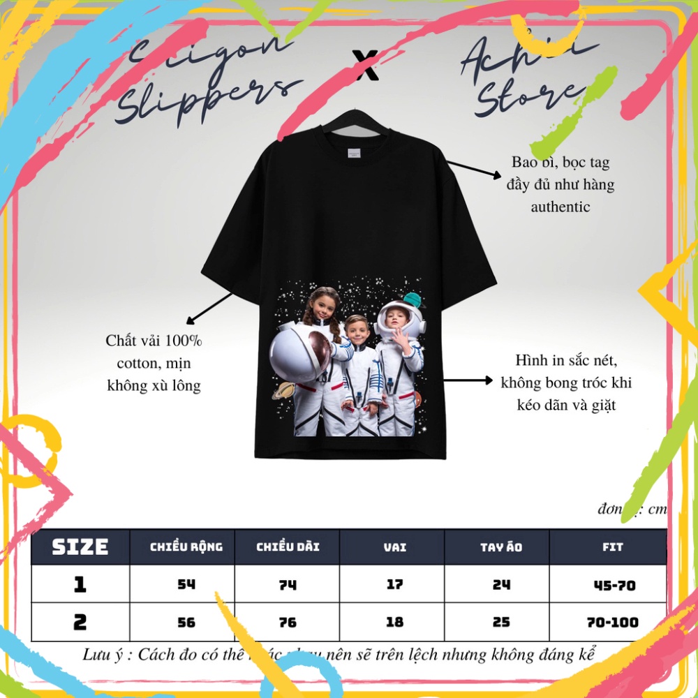 [HOT 2022] ÁO THUN UNISEX ADLV, ÁO THUN ADLV 3 em bé phi hành gia BIG SIZE Hot 2022 | BigBuy360 - bigbuy360.vn