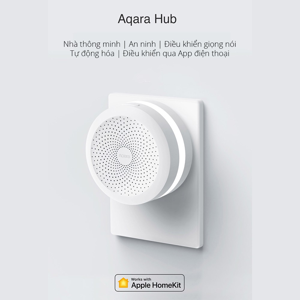 Aqara Hub M1s - Bộ điều khiển trung tâm tương thích Apple Homekit