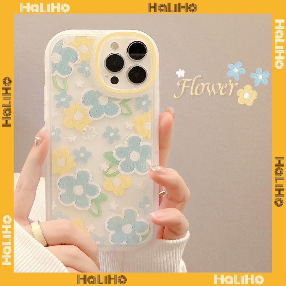 iPhone Case Silicone Soft Case Clear Case TPU Airbag Shockproof Full Coverage Protection Camera Oil Painting Flower For iPhone 13 Pro Max iPhone 12 Pro Max iPhone 11 iPhone 7 Plus