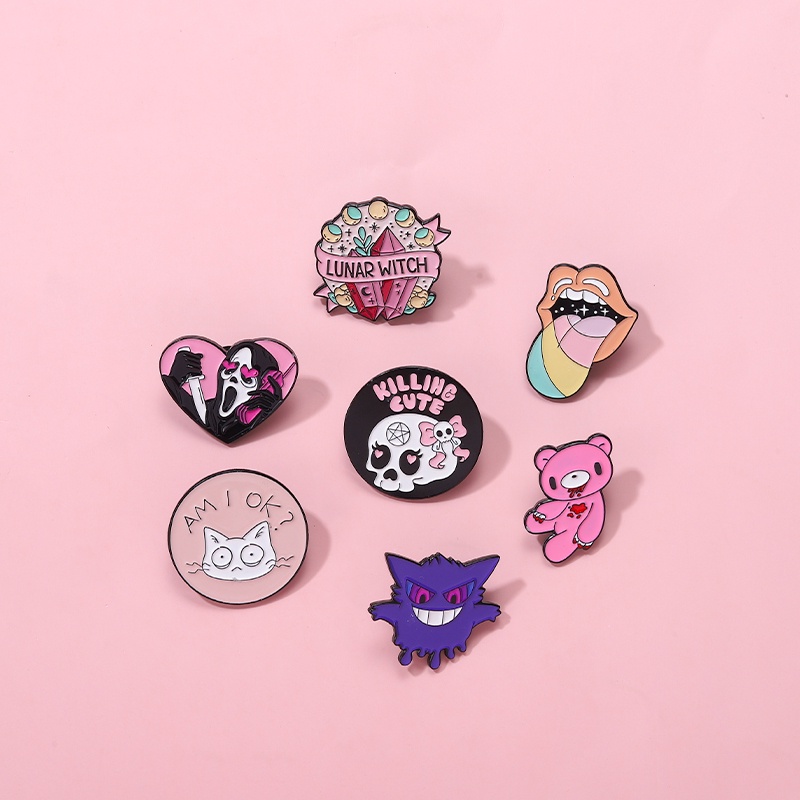 Ghim Cài Áo Phong Cách Anime Xinh Xắn