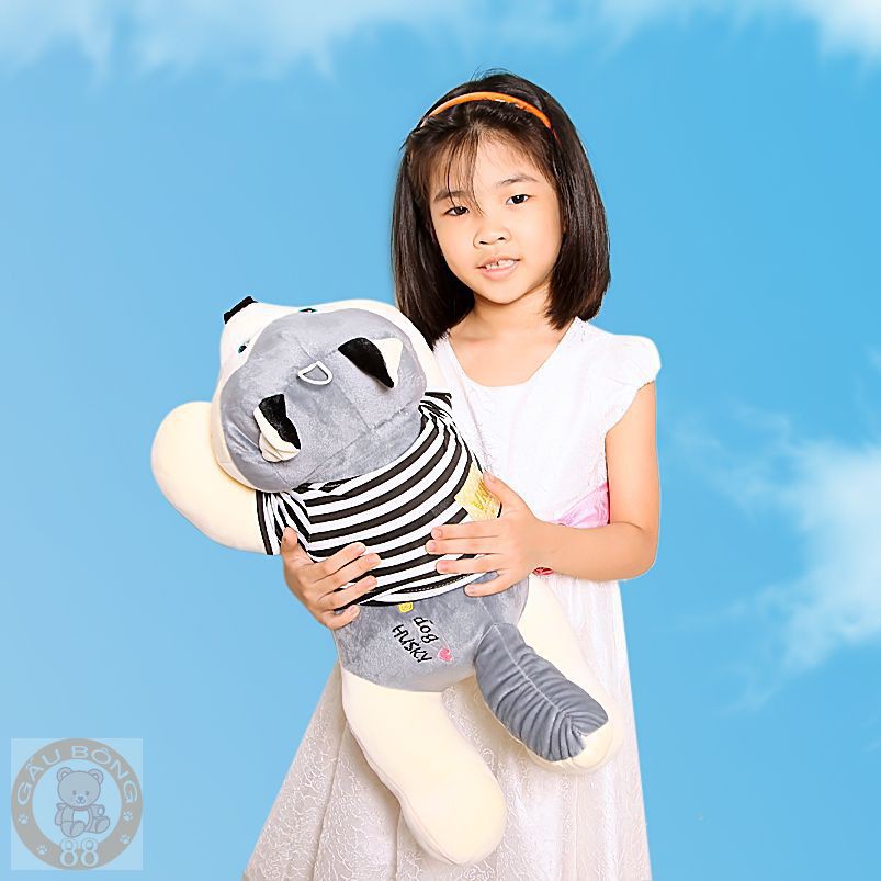 Gấu Bông chó Husky hàng cao cấp - 65cm