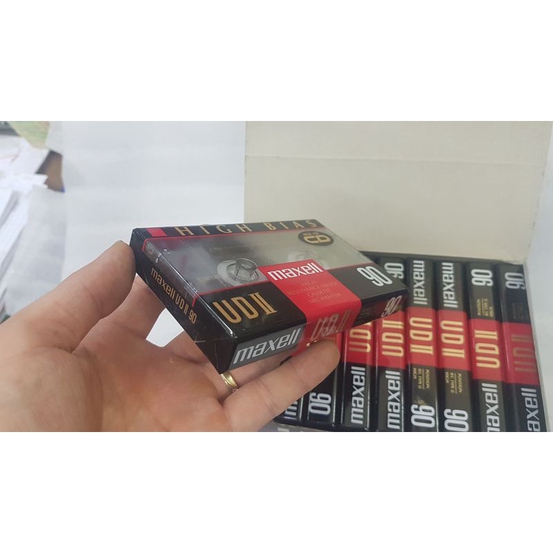 01 BĂNG UDII MỚI NGUYÊN CHƯA BÓC SEAL NEW ORIGINAL 100% CASSETTE UDII 90MIN IEC TYPE II 1991 US