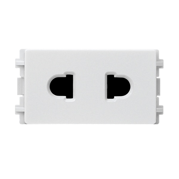 84426SUS_WE_G19 Ổ cắm đơn 2 chấu 10A màu trắng dòng ZenceloA SCHNEIDER