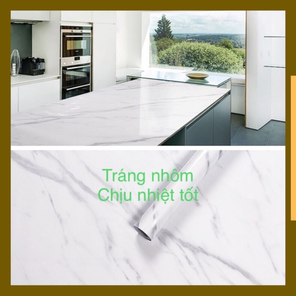 5M decal tráng nhôm giả đá keo sẵn khổ 60 cm
