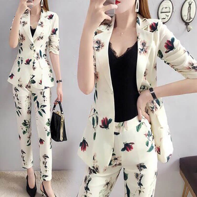 Bộ Vest Dài Công Sở Sang Chảnh - Set Vest Nữ 2 Lớp Kaki Lụa Cao Cấp Quảng Châu Co Nàng Văn Phòng