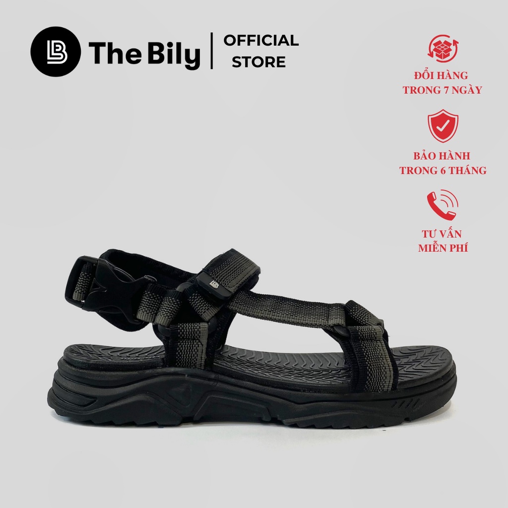 Giày Sandal Nam Nữ Unisex The BiLy Quai Chéo Dây Dù Đế Phylon Siêu Êm Nhẹ Nhiều Màu-BL01