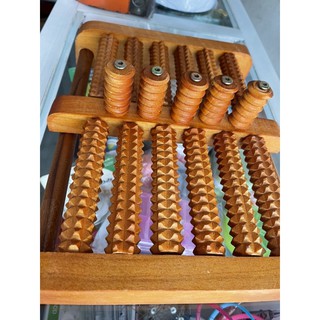 Bàn lăn chân gỗ massage