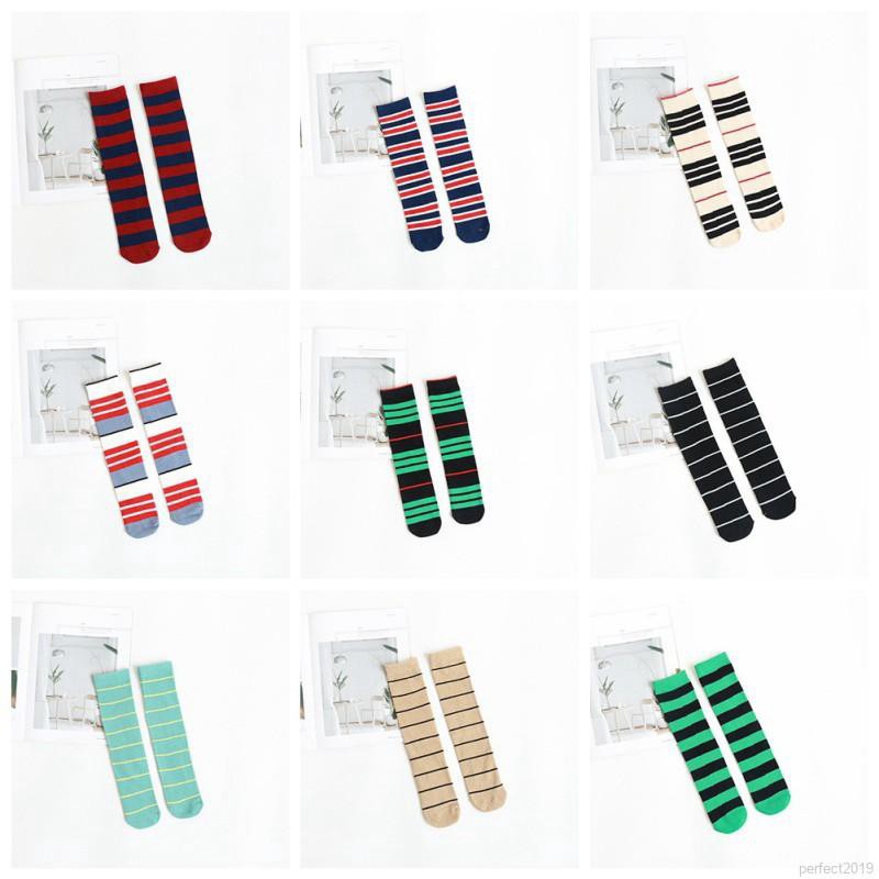 Vớ cotton dáng dài mềm mại giữ ấm thiết kế dễ thương cho bé trai và gái