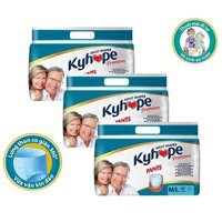 combo 5 bịch Tã Quần Kyhope M/L:  bịch 7 miếng.