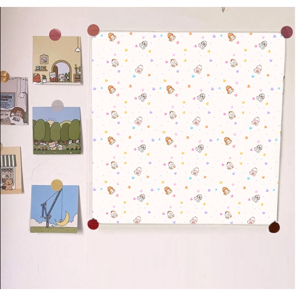 Tranh vải treo tường sumikko TVTT4 tonton usagyuuun shiba pusheen cute hoạt hình dễ thương 45x45cm