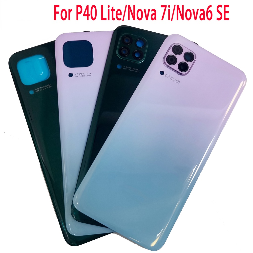 Nắp Lưng Điện Thoại Huawei Nova 7i P40 Lite Nova 6 SE Thay Thế Chuyên Dụng Cho