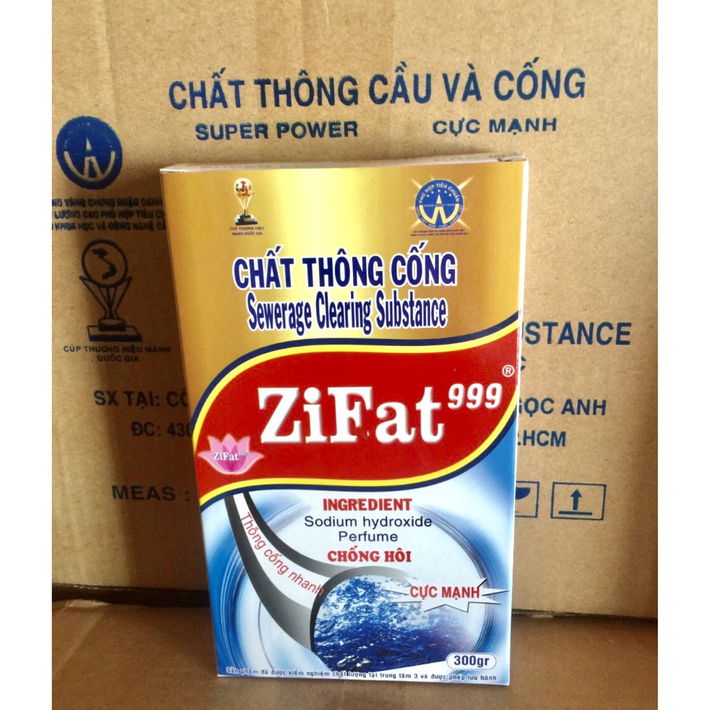 Thông Tắc Cống, Thông Tắc Ống Thoát Nước, Chống Hôi Siêu Mạnh 5 phút Sifa 700g/1400g