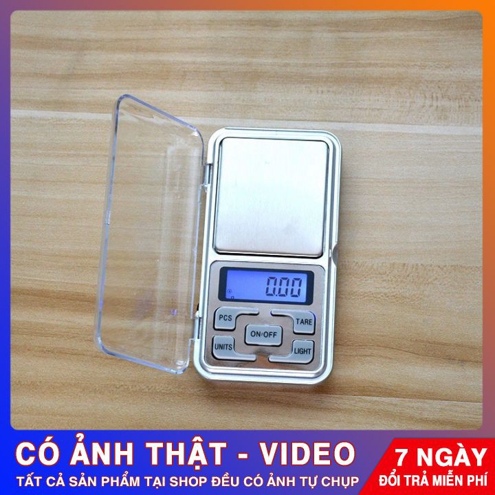 Cân tiểu ly ⭐️ CHÍNH XÁC CAO ⭐️ Cân điện tử mini bỏ túi độ chính xác cao 200g/0.01g + tặng kèm pin