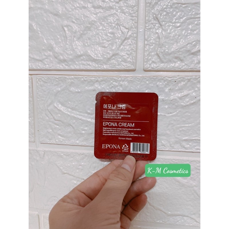 Sample kem dưỡng trắng sáng da,giảm thâm nám hiệu quả Epona 1ml