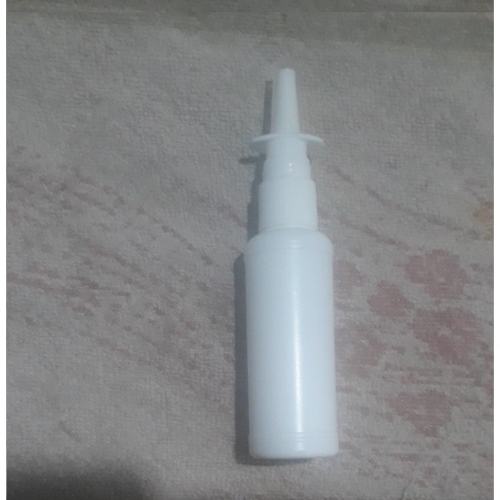 Lọ xịt mũi phun sương 50ml bằng nhựa màu trắng sứ