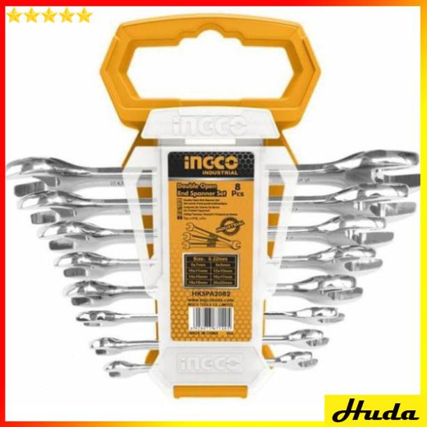 Bộ 8 cờ lê hai miệng (6-22mm) Ingco HKSPA2088  LKJ