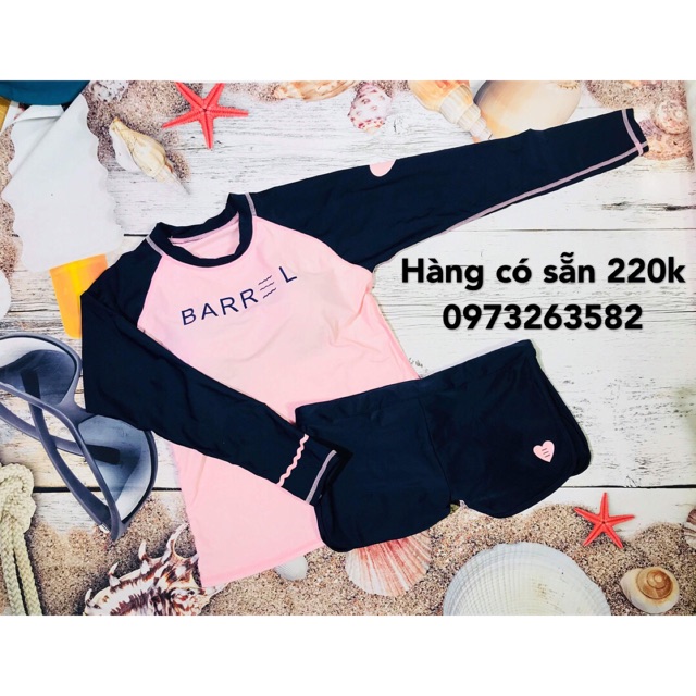 BIG SALE bikini dài tay chống nắng 209k, sexy vừa đủ để da trắng ăn hình nhé các nàng | BigBuy360 - bigbuy360.vn