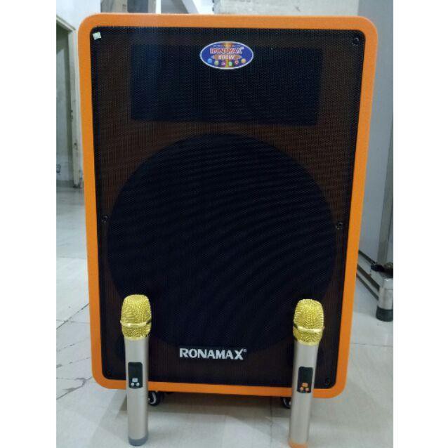 Loa Karaoke LLOA KẸO KÉO 4 TẤC THÙNG GỖ RONAMAX MH15 Loa Kẹo Kéo