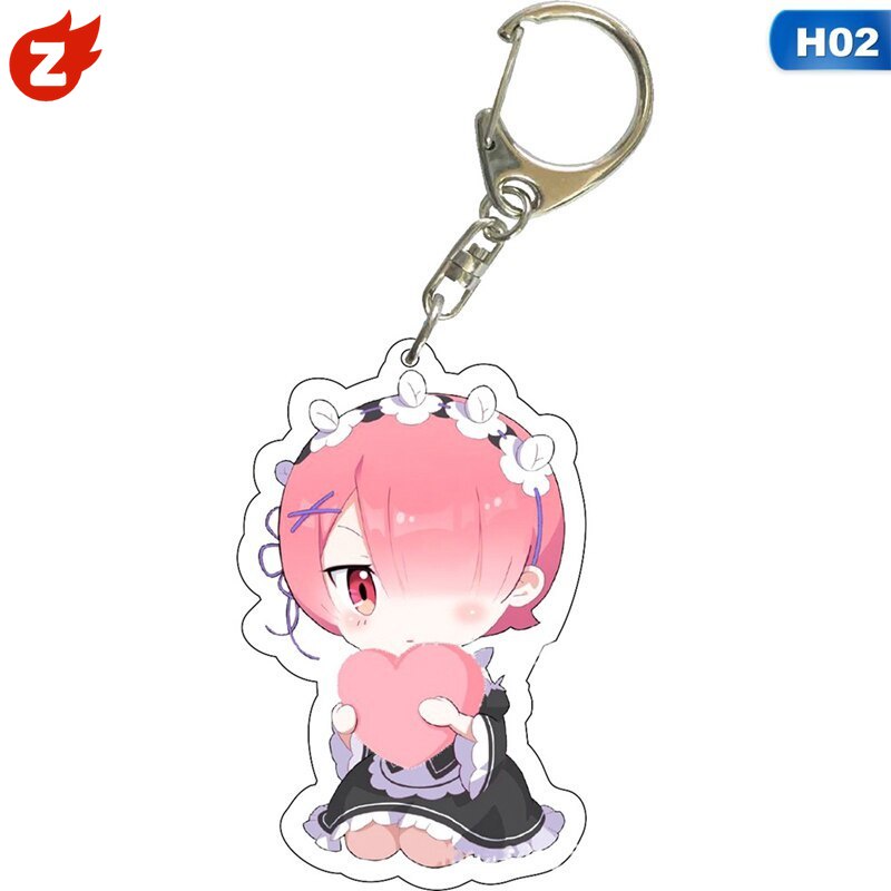 1 Móc Khóa Acrylic Hình Re:Life In A Different World From Zero