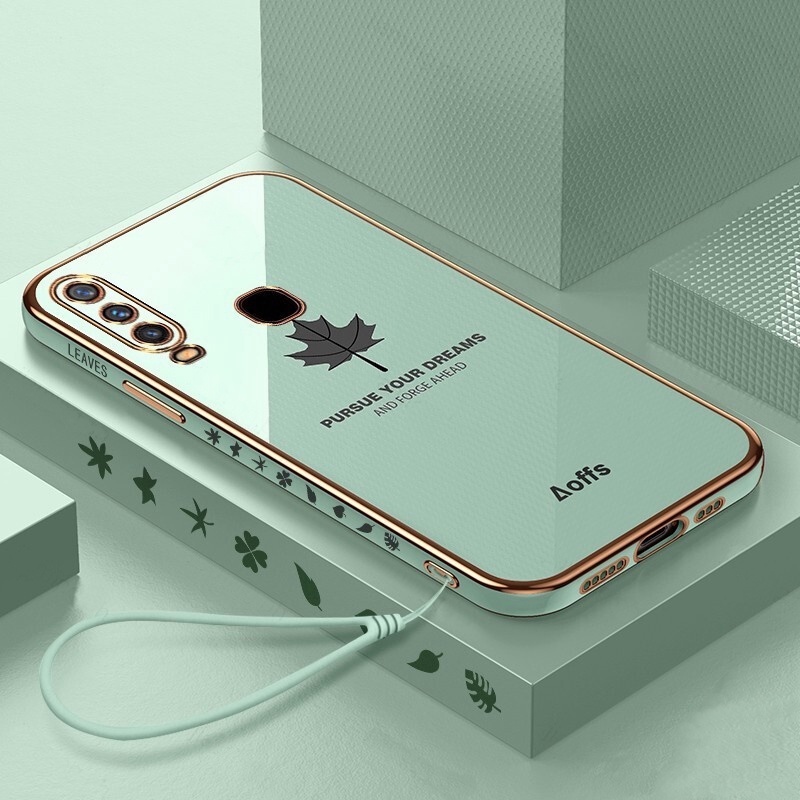 Ốp Điện Thoại In Họa Tiết Lá Phong Sang Trọng Cho Vivo Y12S Y20 Y20i Y20S Y15A Y15S Y11 Y12 Y17 Y21S Y33S Y85 Y93 Y95 Y19 Y50 Y20i