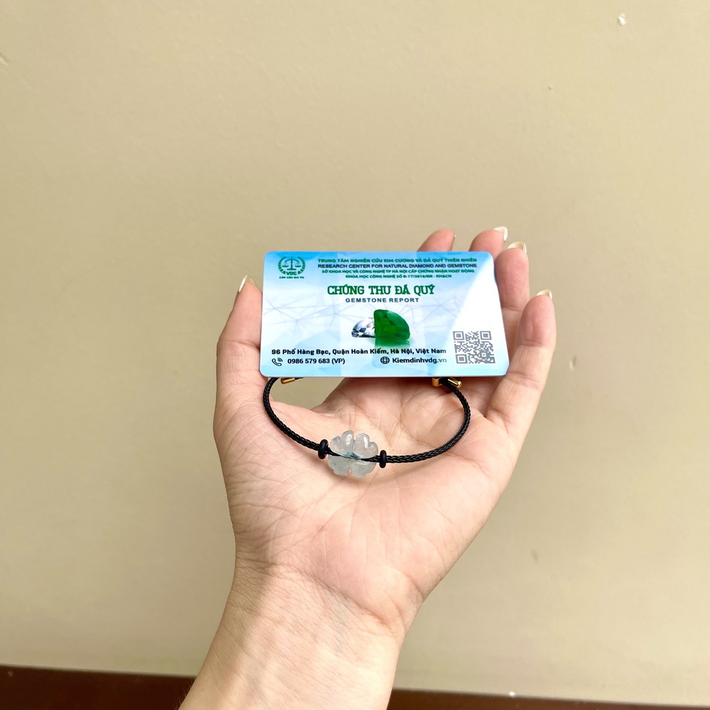 Vòng Tay Cỏ 4 Lá TA Tóc Vàng Tóc Đen Hồng Aqua Hợp Các Mệnh - Vòng Dây Cáp May Mắn Bình An Tài Lộc - Qùa Tặng A04