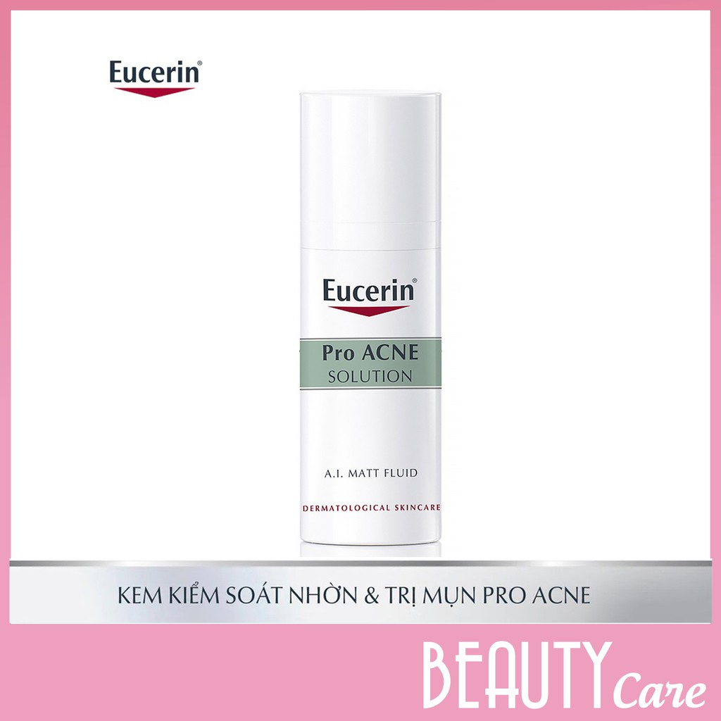 Eucerin Kem Dưỡng Giảm Mụn ProAcne A.I Matt Fluid 50ml