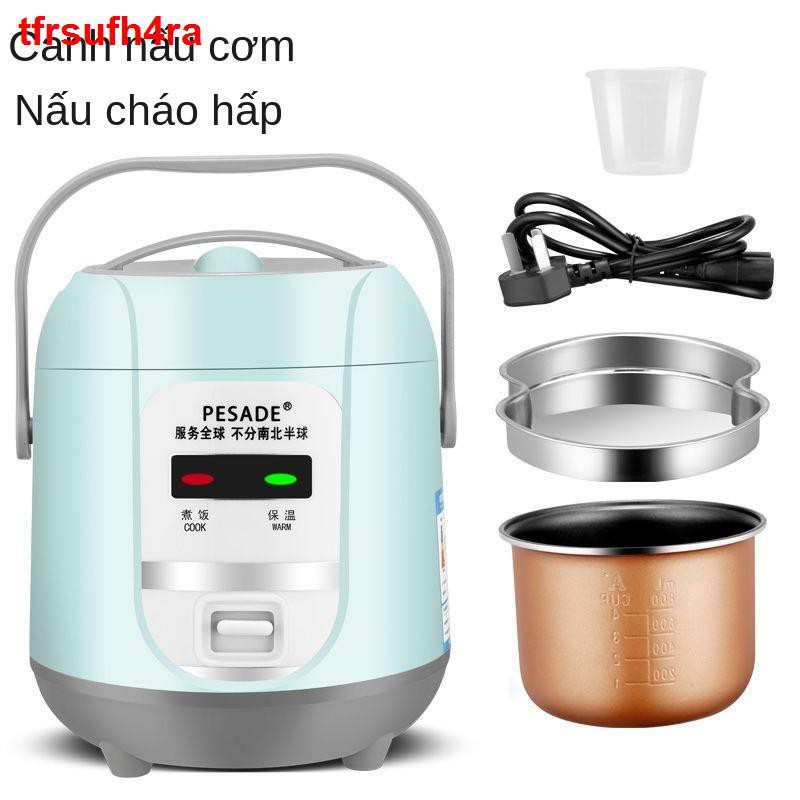 Nồi cơm điện kiểu bán cầu gia đình nấu nhỏ 1-2-3 người mini đa năng thông minh ký túc xá Chảo chống dính siêu dày