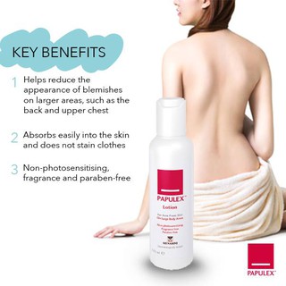 Thuốc trị mụn lưng Papulex Lotion 125ml
