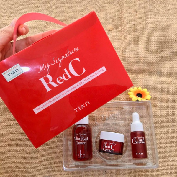 Set Mini dưỡng trắng Tiam My Signature Red C Mini set..