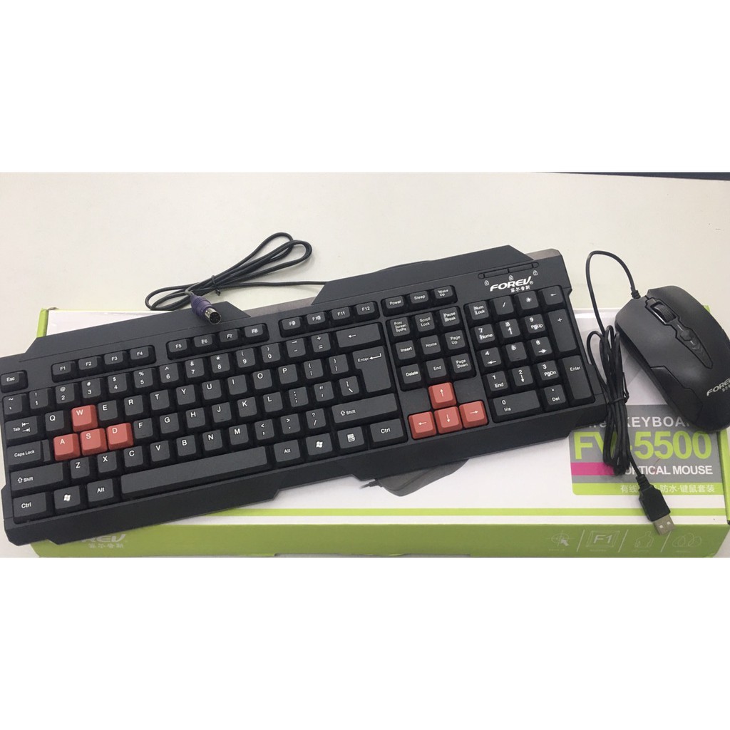 COMBO PHÍM CHUỘT CÓ DÂY FOREV FV-5500