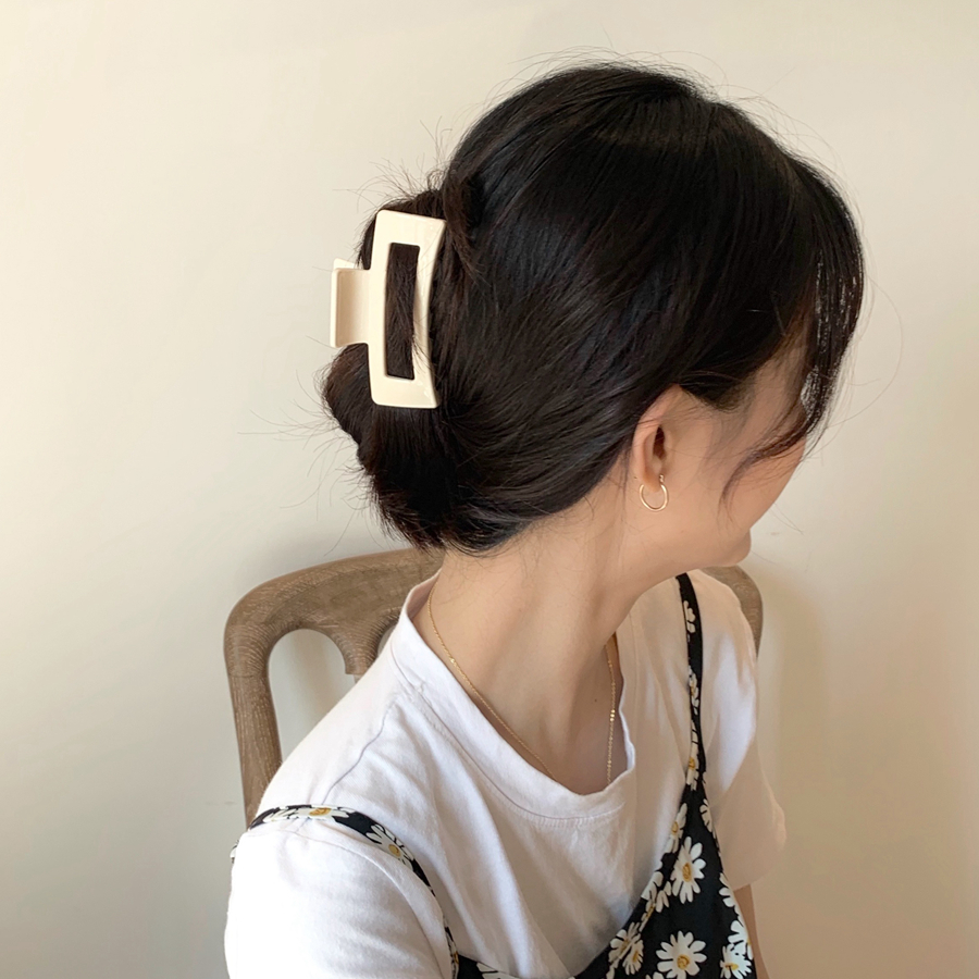 Kẹp tóc DODDER acrylic đơn giản thời trang dành cho nữ