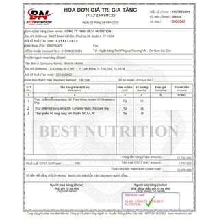 Thực Phẩm Bổ Sung Hydro BCAA + EAA 90 Lần Dùng