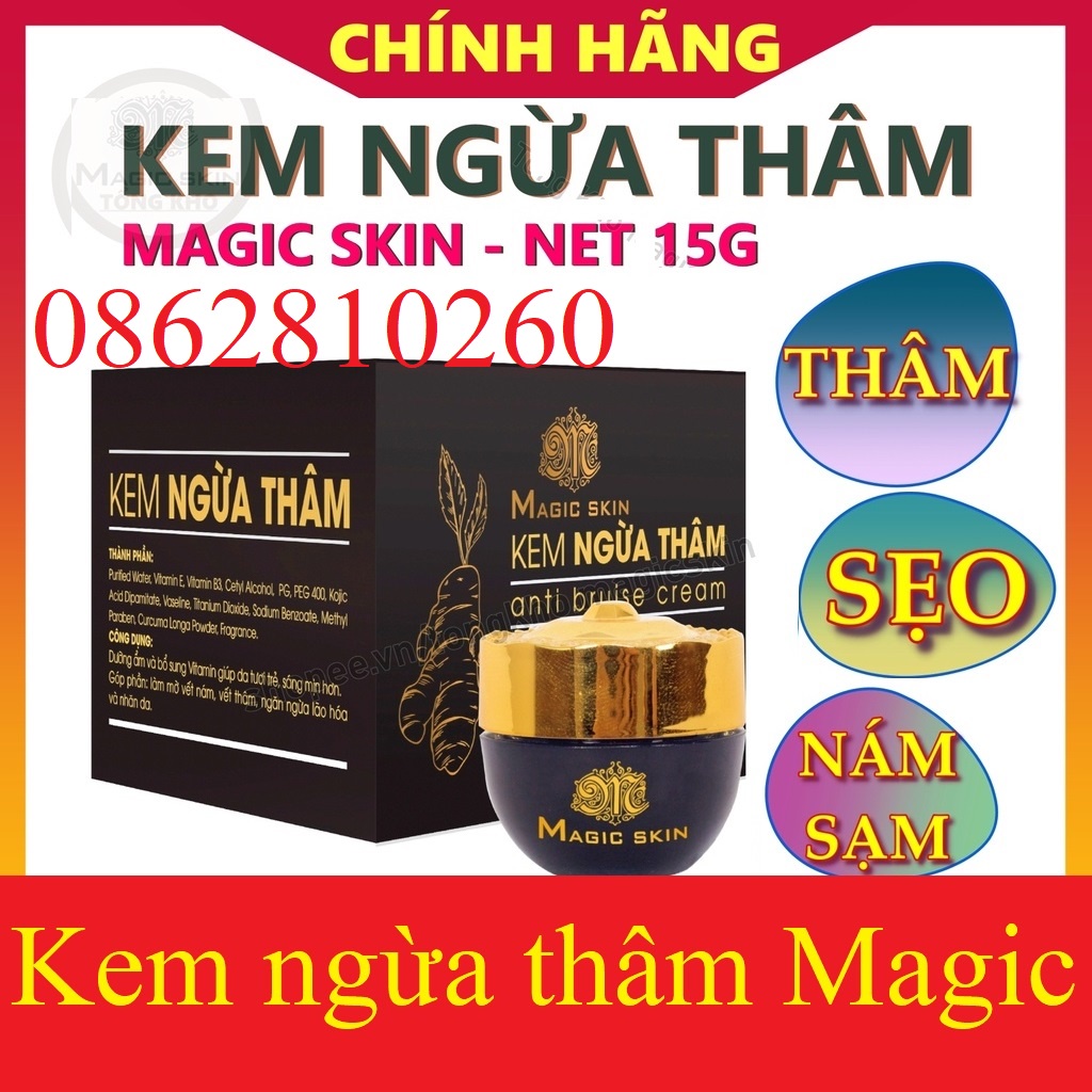 Kem Nghệ Ngừa Thâm magic skin anti bruise cream turmeric magicskin
