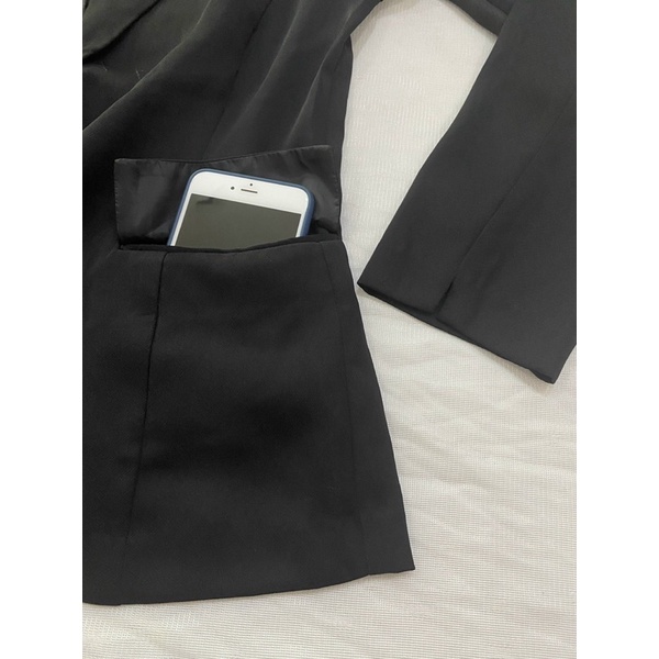 Áo vest màu đen voan cát dày Ninomaxx (Size XL) - Thanh lý vnxk