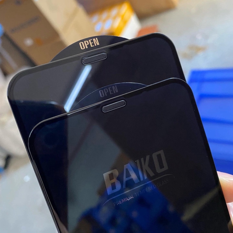 Cường lực Baiko iphone 14 ProMax 14Plus 14Pro 13 ProMax 12 ProMax 11 Pro Max 11Pro Xs max x 7Plus 8Plus Full màn hình