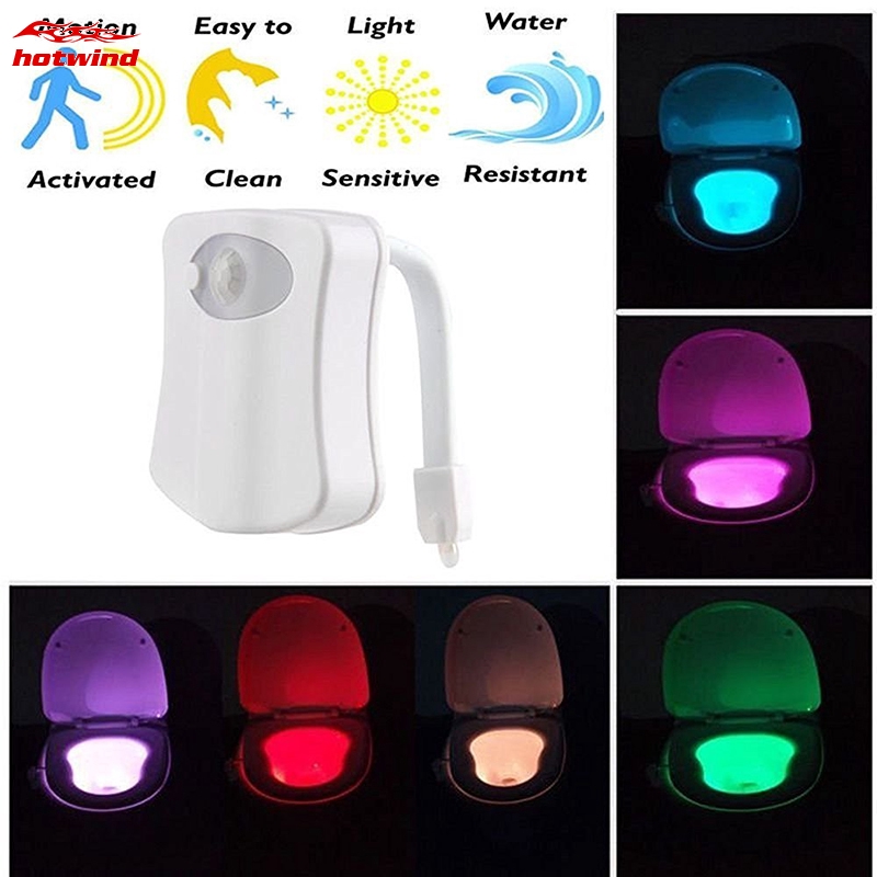 Đèn Led Cảm Biến Chuyển Động 8 Màu Cho Bồn Cầu