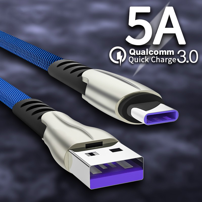 Dây Cáp Sạc Dữ Liệu Usb Loại C Bằng Hợp Kim Kẽm Cho Apple Android