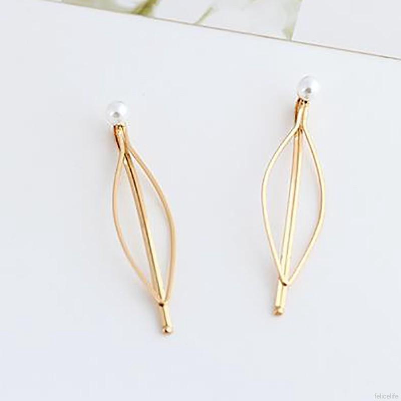 Kẹp tóc mạ vàng đính hạt giả ngọc trai